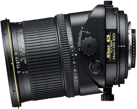 lens Nikkor PCE 24mm/3.5
